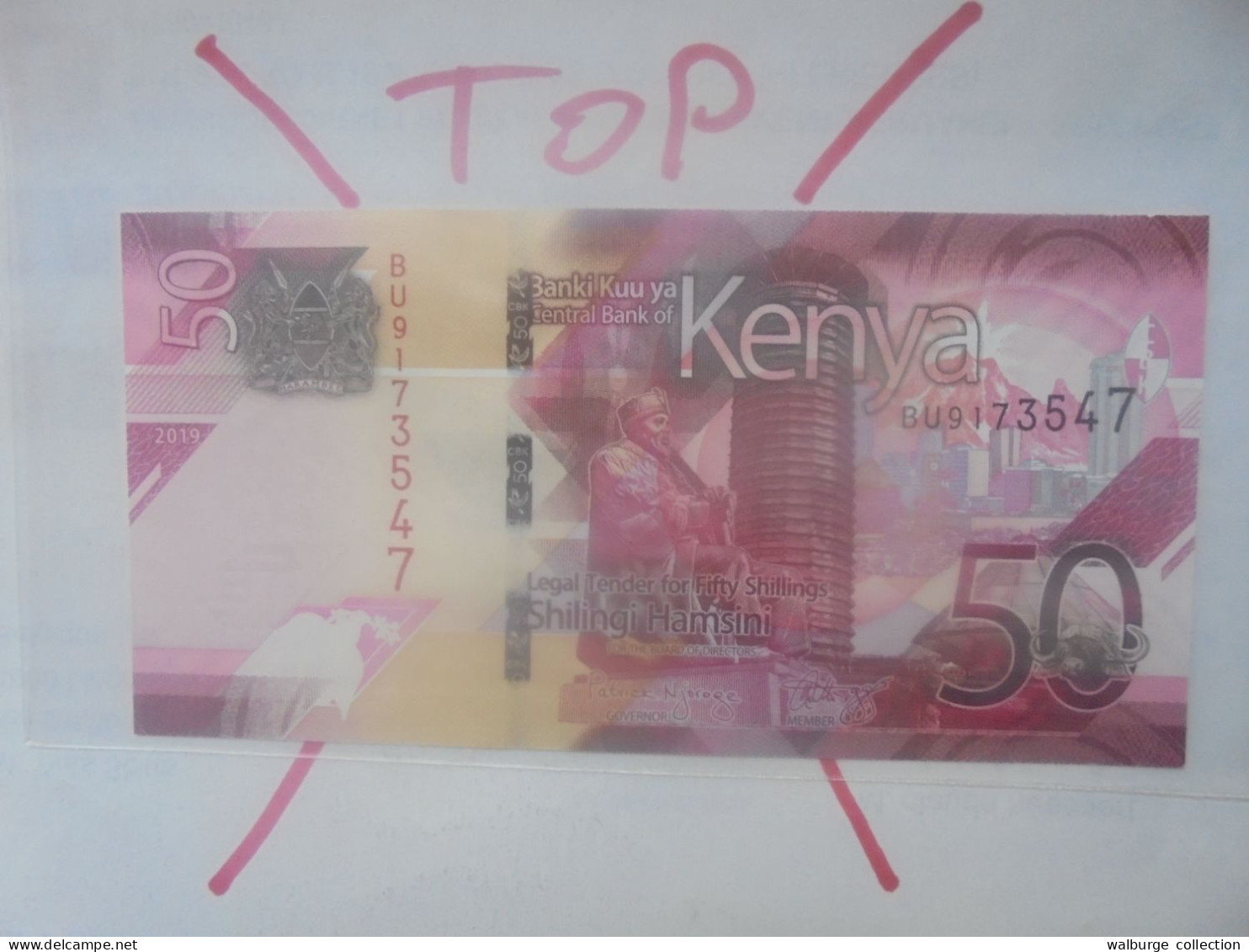 KENYA 50 SHILLINGS 2019 Neuf (B.32) - Kenya