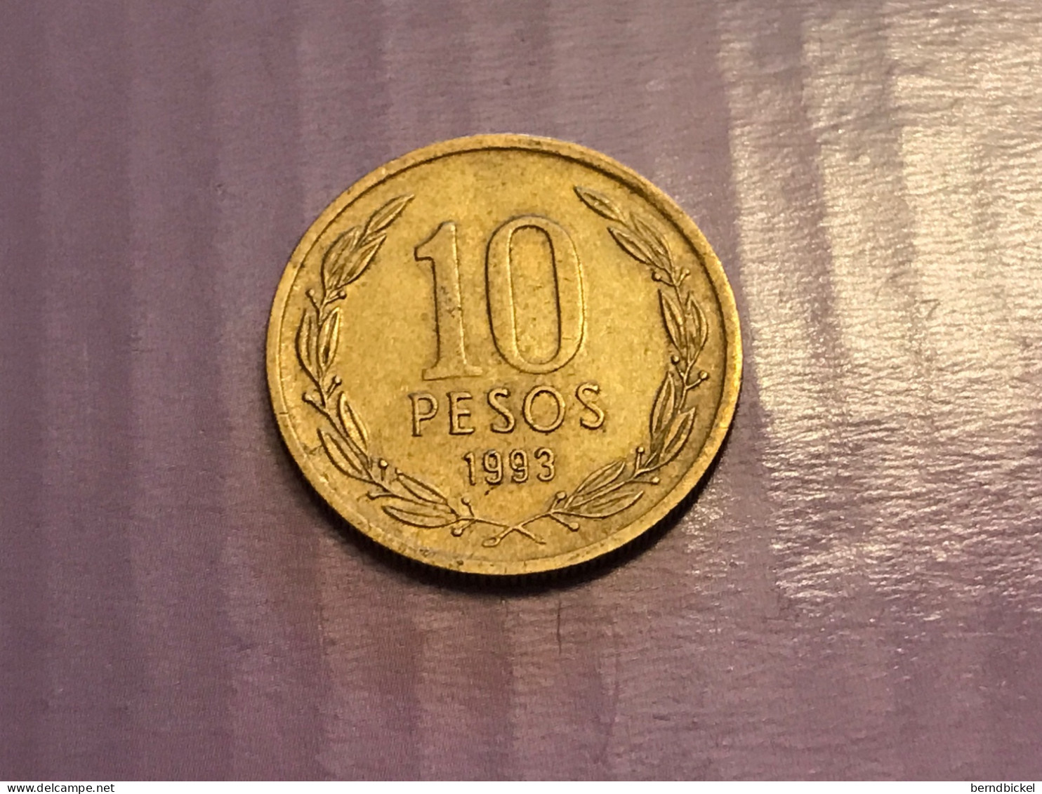 Münze Münzen Umlaufmünze Chile 10 Pesos 1993 - Chili