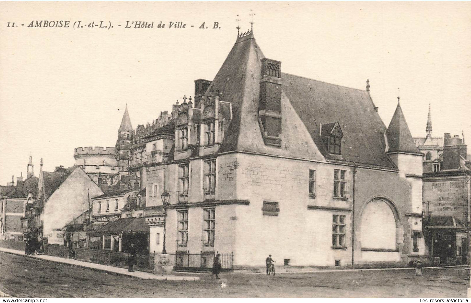 FRANCE - Amboise - Vue Générale De L'hôtel De Ville - A.B - Carte Postale Ancienne - Amboise