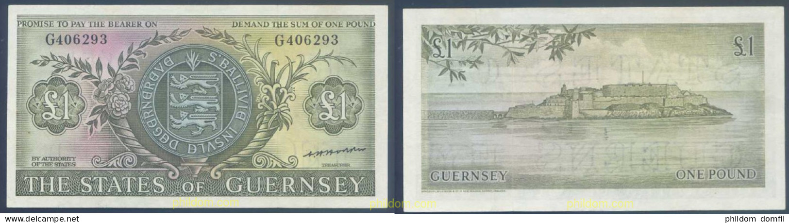 3086 GUERNSEY 1969 GUERNSEY 1 POUND 1969 - Guernesey