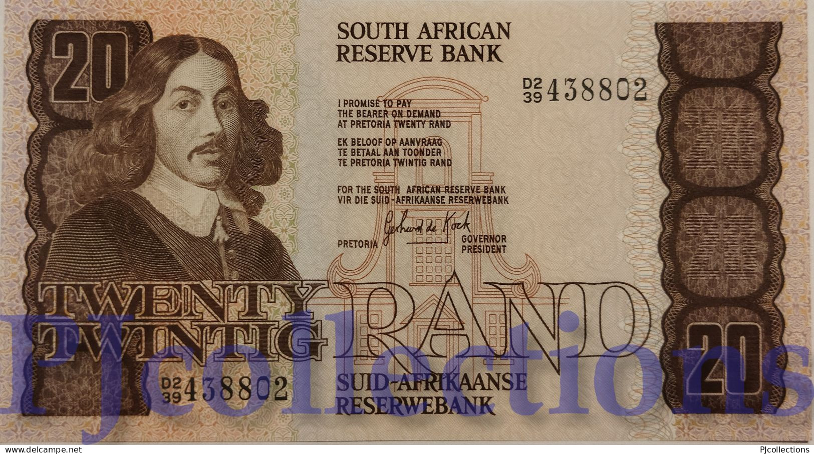 SOUTH AFRICA 20 RAND 1982 PICK 121c UNC - South Africa