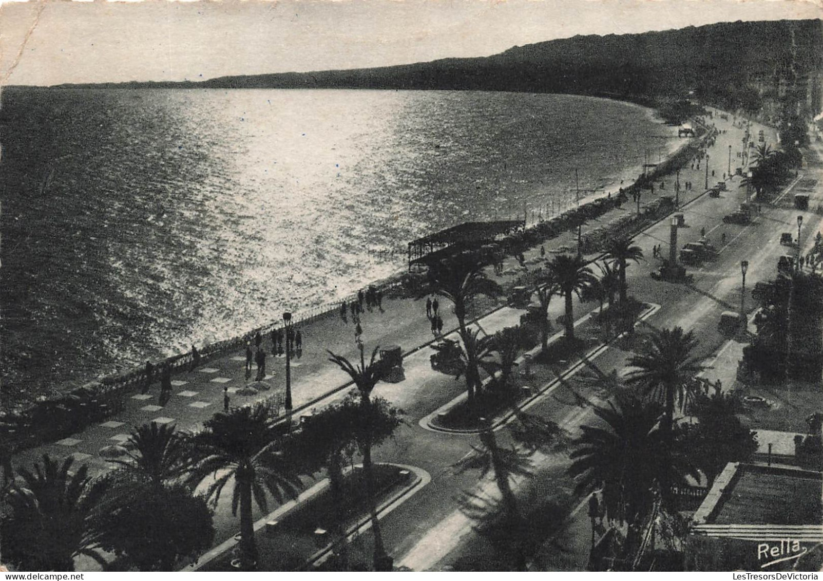 FRANCE - Nice - Coucher Du Soleil Sur La Promenade Des Anglais - Carte Postale Ancienne - Autres & Non Classés