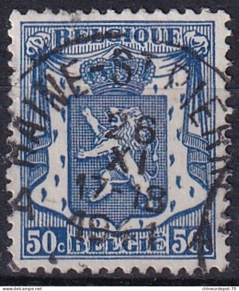 Lion Héraldique Cachet Haine St Pierre - 1929-1937 Leone Araldico