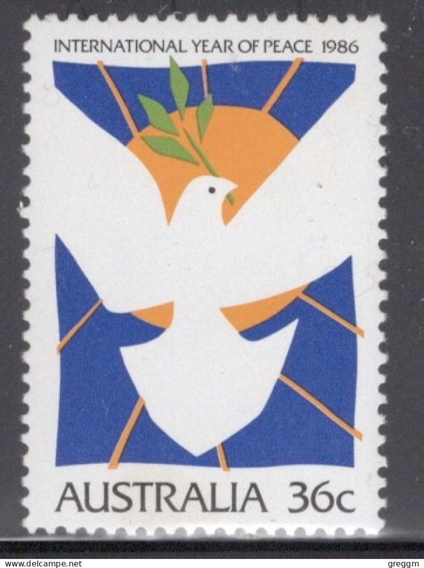 Australia 1986 Single Stamp To Celebrate International Year Of Peace In Unmounted Mint - Mint Stamps