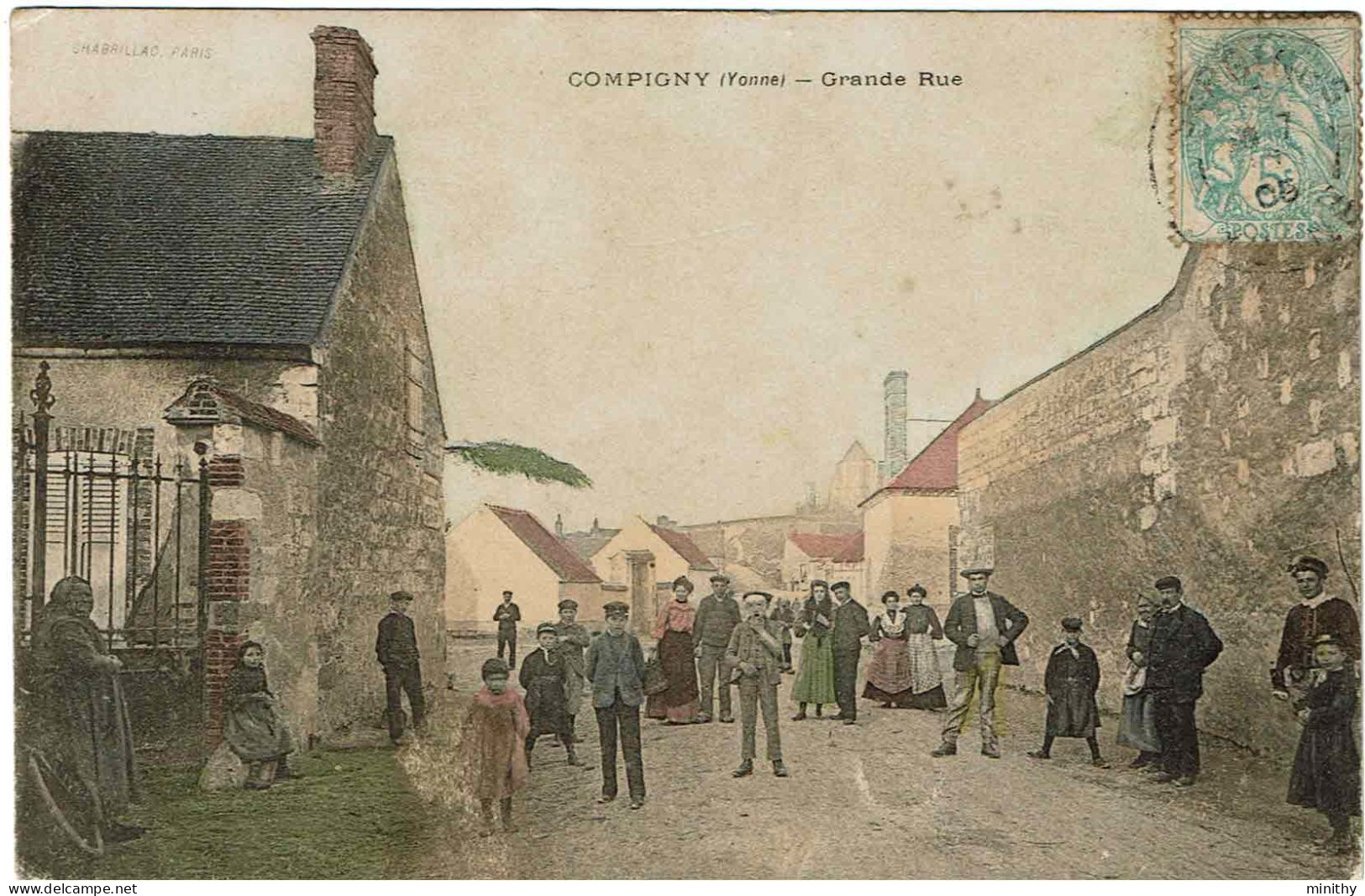 COMPIGNY  -  Grande Rue - Sergines