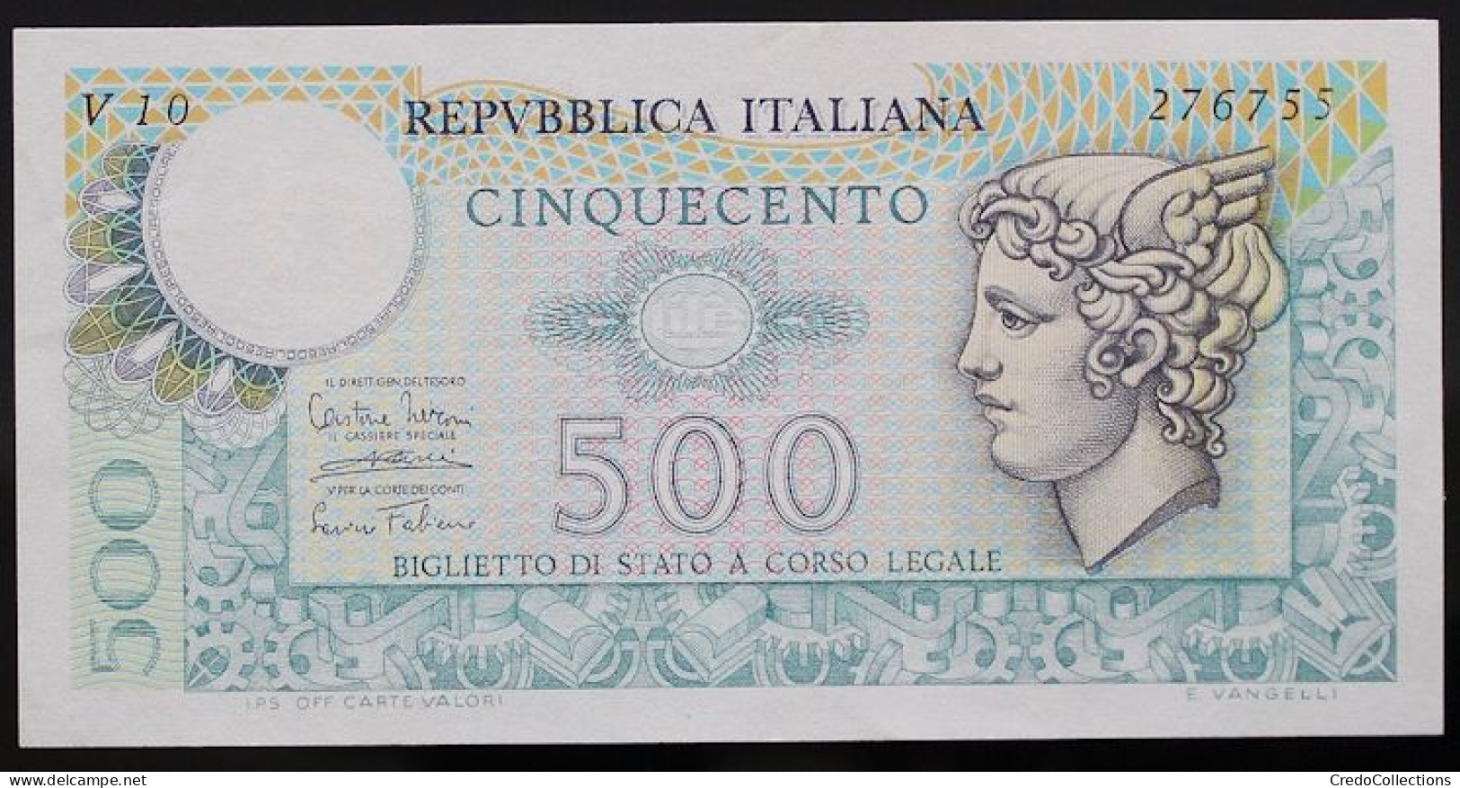 Italie - 500 Lire - 1974 - PICK 94a.1 - SPL - 500 Lire
