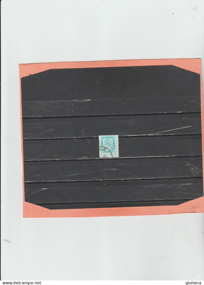 Finlandia 1985 - (UN) 9157 Used "Leone Rampante. Serie Ordinaria. Tipo Del 1975" - 1,50 Turchese - Used Stamps