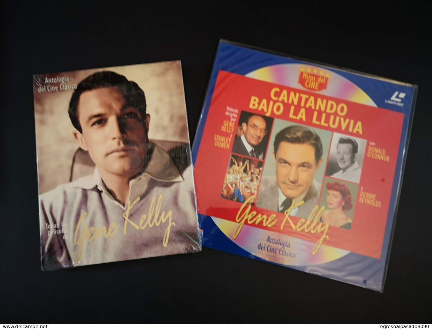 Gene Kelly Libro Y Película Laser Disc Laserdisc Cantando Bajo La Lluvia. Mitos Del Cine Planeta Años 90 - Classici