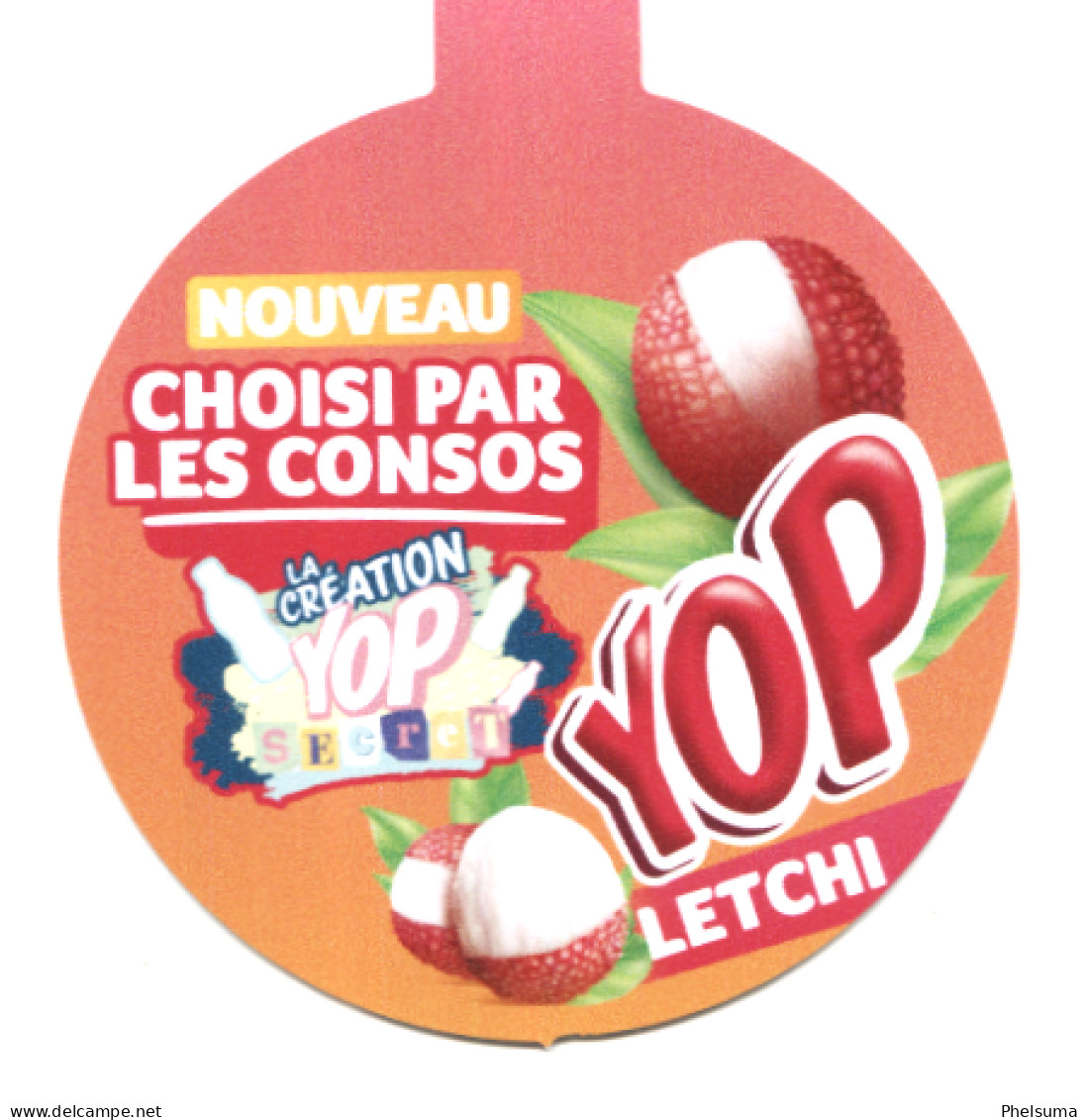 RARE - Ile De LA REUNION - Nouveau : Balise De Produit / Boisson YOP Aux Letchis - Signs