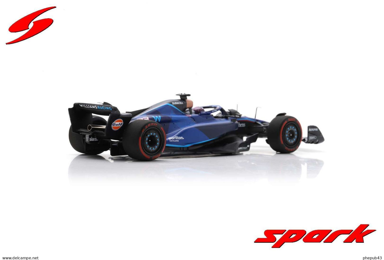 Williams F1 FW45 - Williams Racing - Bahrain GP FI 2023 #23 - Alex Albon - Spark - Spark