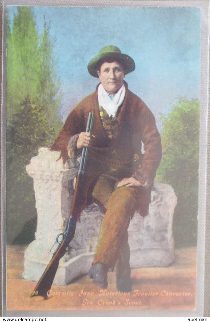 USA FAR WEST CALAMITY JANE GENERAL CROOK SCOUT KARTE CARD POSTCARD CARTE POSTALE POSTKARTE CARTOLINA ANSICHTSKARTE - Long Beach