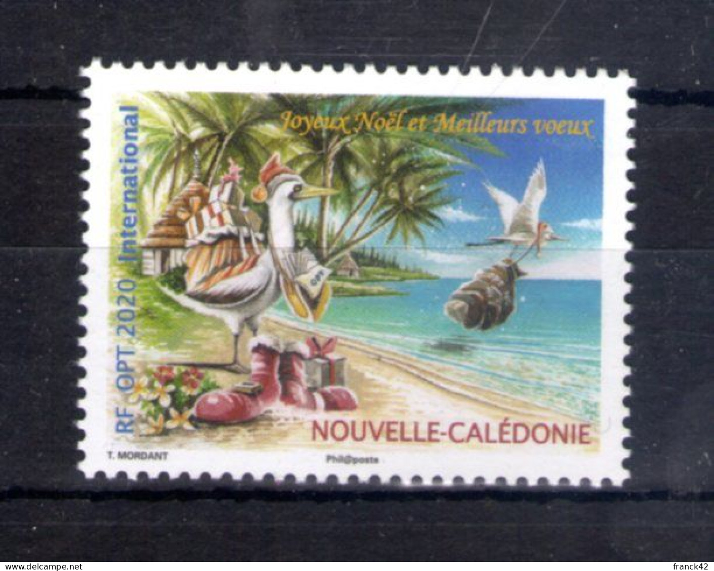 Nouvelle Caledonie. Oiseaux Livrant Des Cadeaux De Noël. 2020 - Ongebruikt