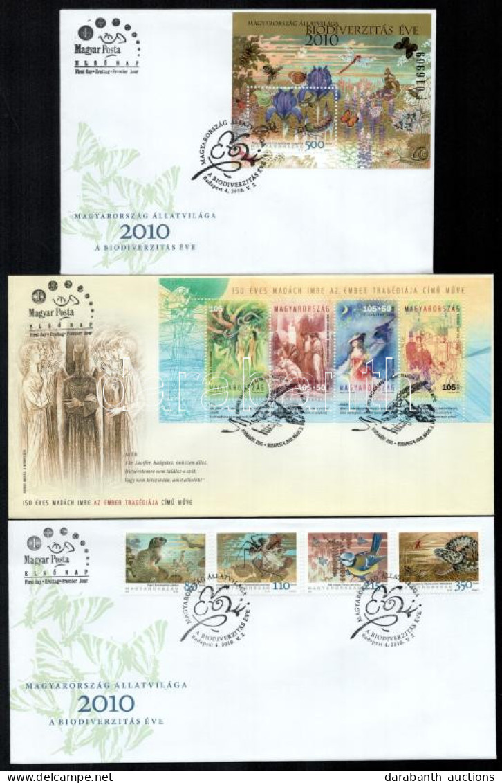 2010 8 Db FDC - Autres & Non Classés