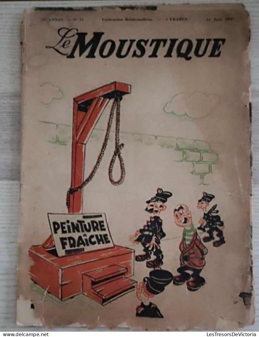 Livre Français - Le Moustique 22e Année N° 24 - Publication Hebdomadaire - Juin 1947 - Sin Clasificación