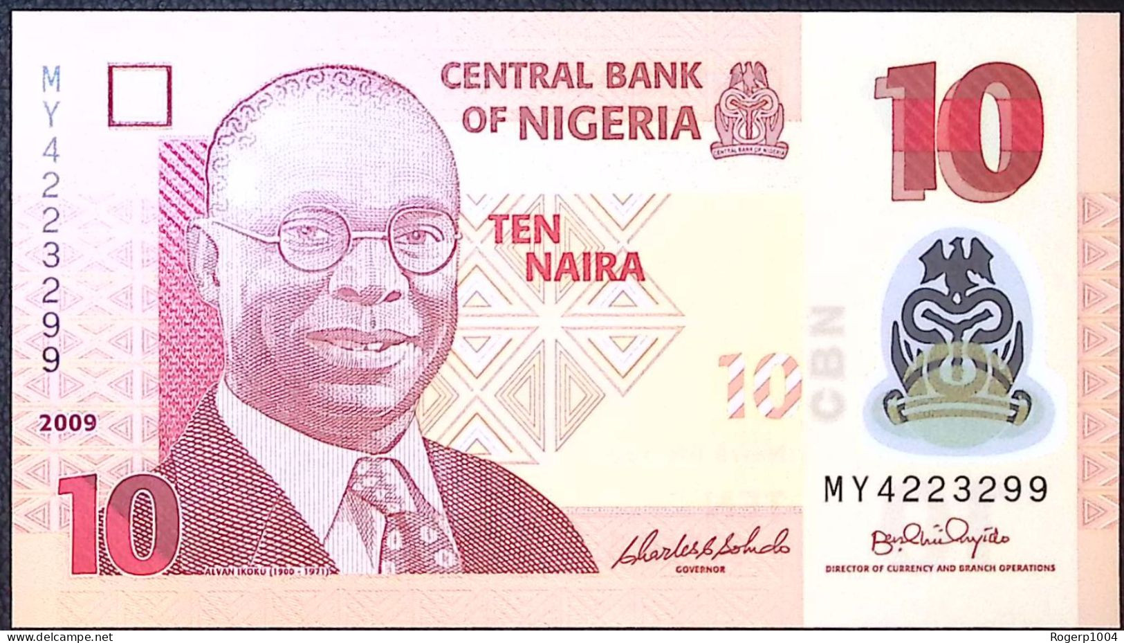 NIGERIA * POLYMER * 10 Naira * 2009 * Etat/Grade NEUF/UNC * - Nigeria