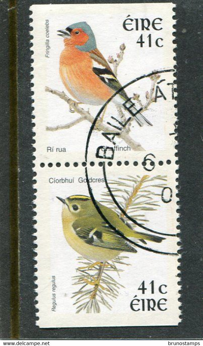 IRELAND/EIRE - 2002  41c  BIRDS  PAIR  EX BOOKLET  FINE USED - Gebraucht