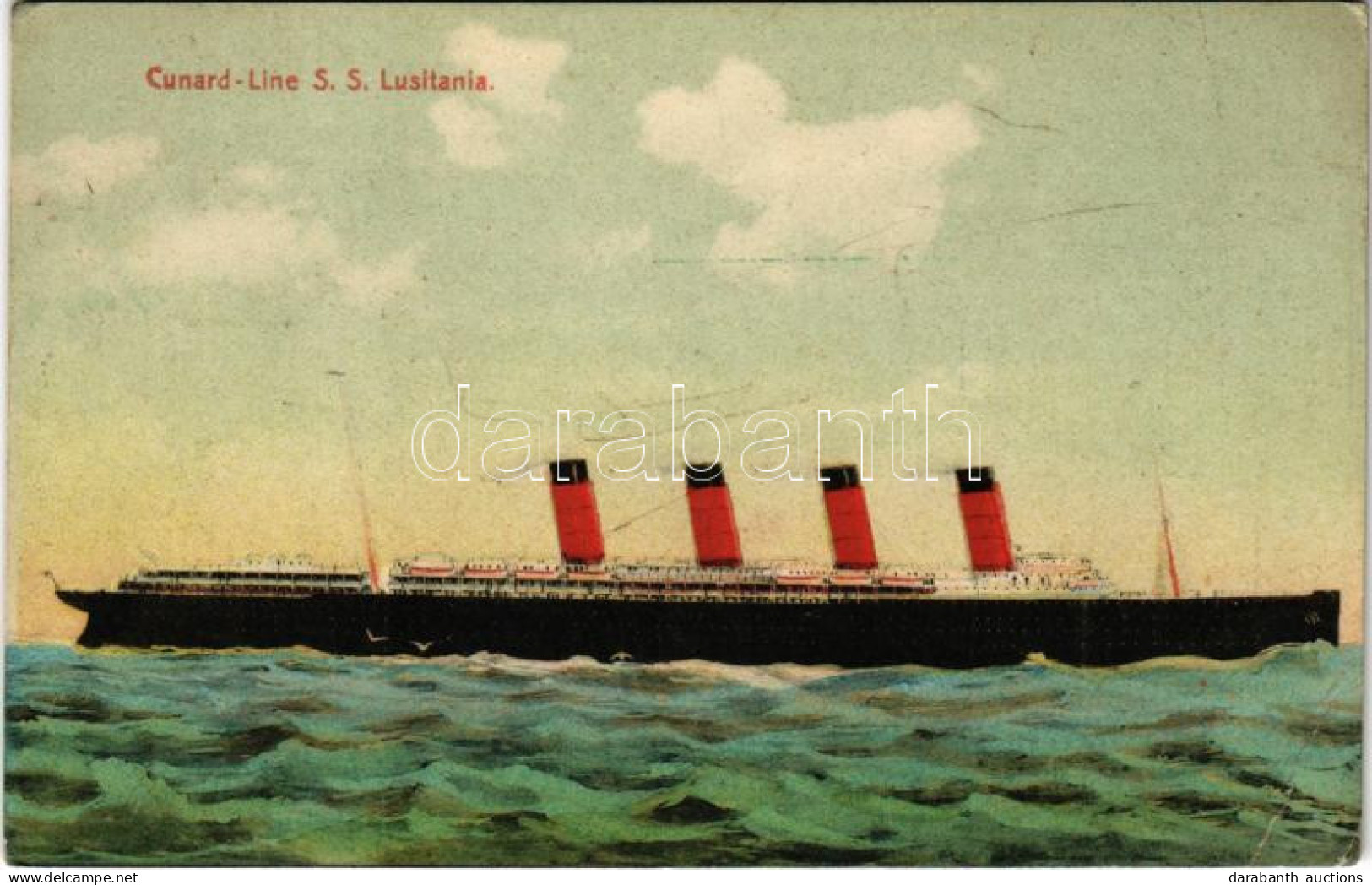 ** T3 Cunard Line SS Lusitania (EB) - Unclassified