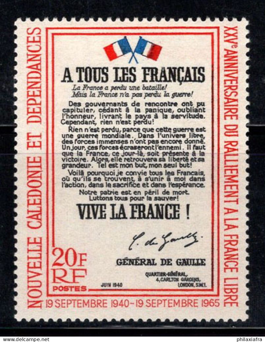 Nouvelle-Calédonie 1965 Mi. 413 Neuf ** 100% Virement, 20 Fr, Document - Nuovi