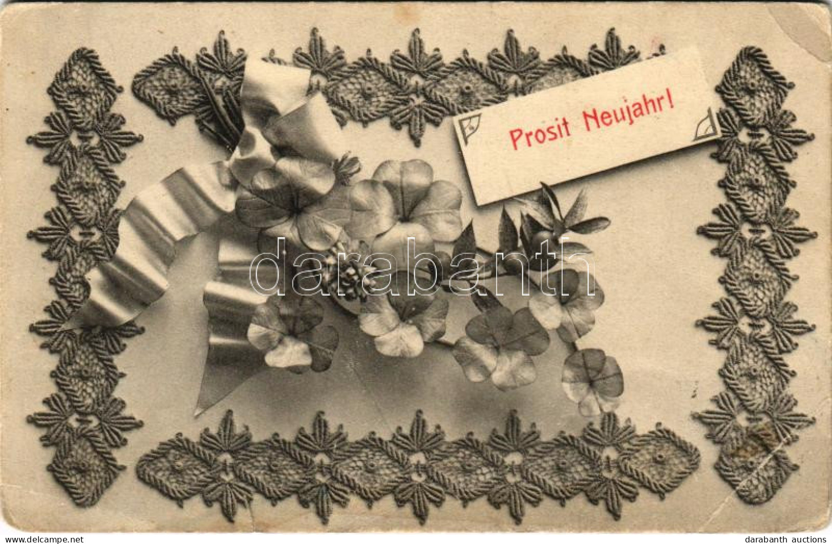 * T3/T4 1907 Prosit Neujahr! / New Year Greeting Art Postcard (EB) - Zonder Classificatie