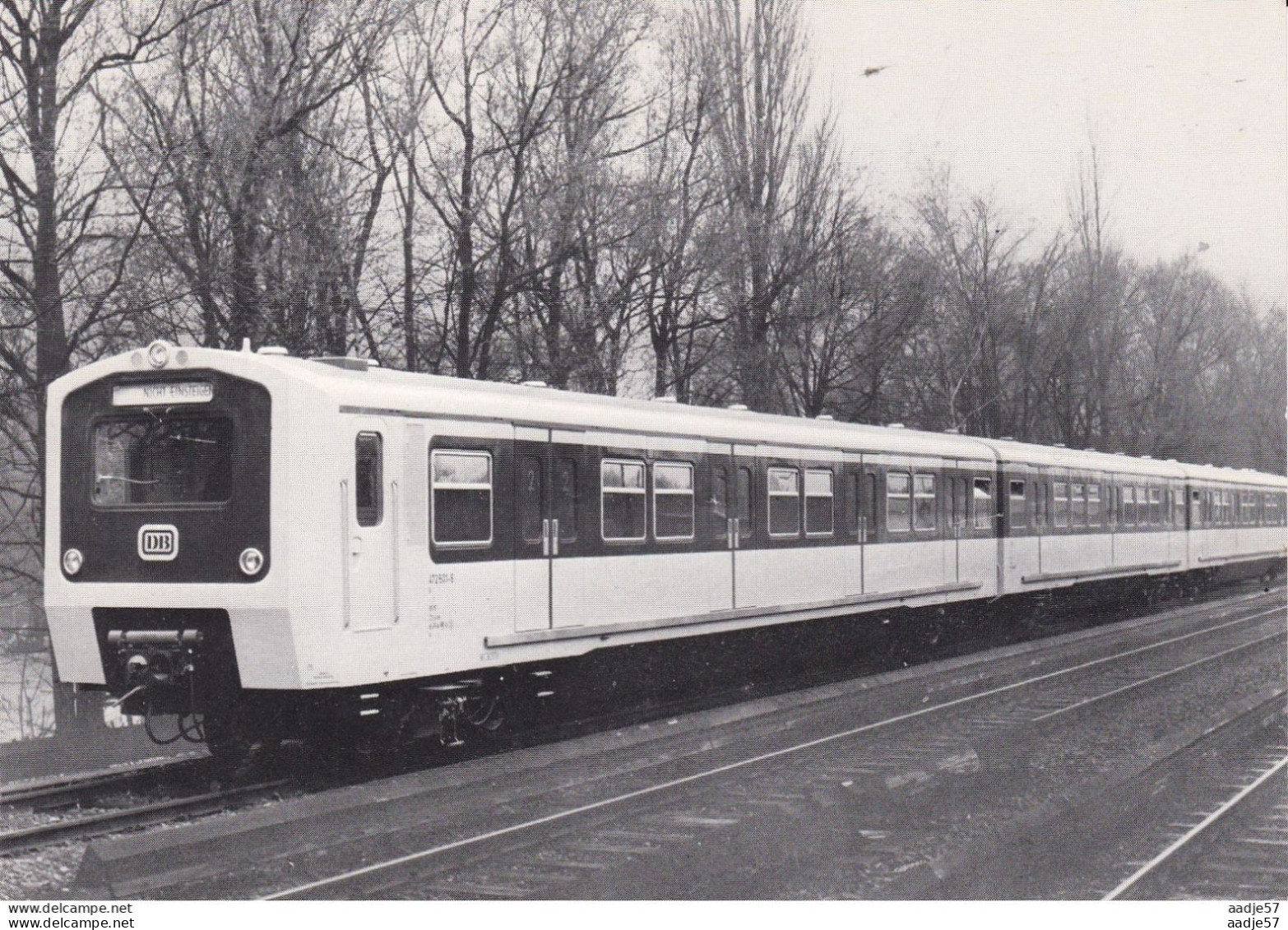 Germany Deutschland Spec Card S-Bahn Winweikung Hauptbahnhof - Landungsbrücken Hamburg - U-Bahnen