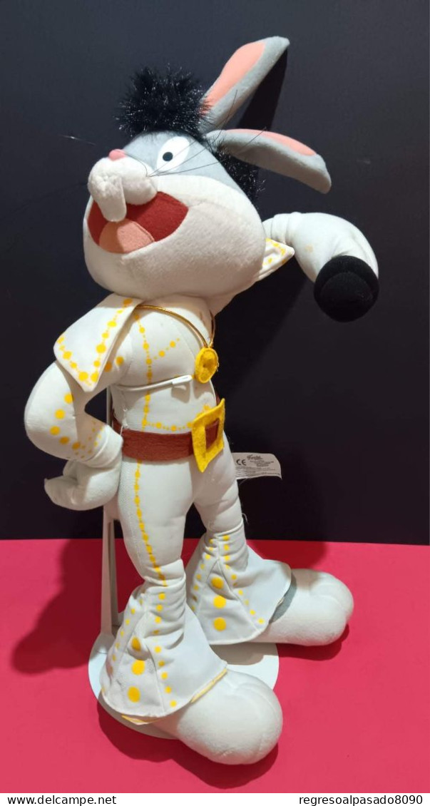 Bonito Peluche Conejo Bugs Bunny Elvis Presley Looney Tunes Warner Bros De Famosa 60 Cm - Cuddly Toys