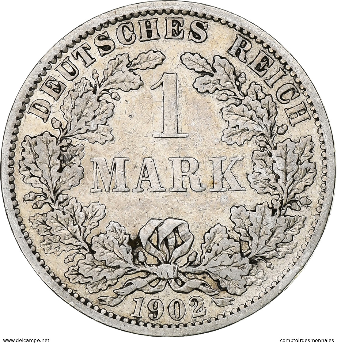 Monnaie, GERMANY - EMPIRE, Wilhelm II, Mark, 1902, Berlin, TTB, Argent, KM:14 - 1 Mark