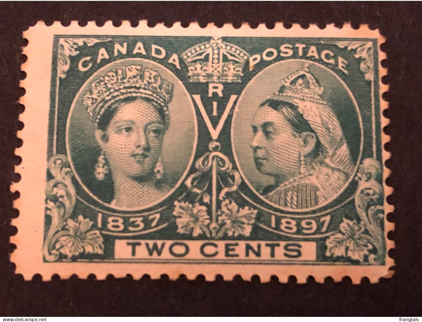 Sc 52 SG 124 Jubilee Issue Of 1897 2 Cent Blue MNH** CV £26 - Unused Stamps