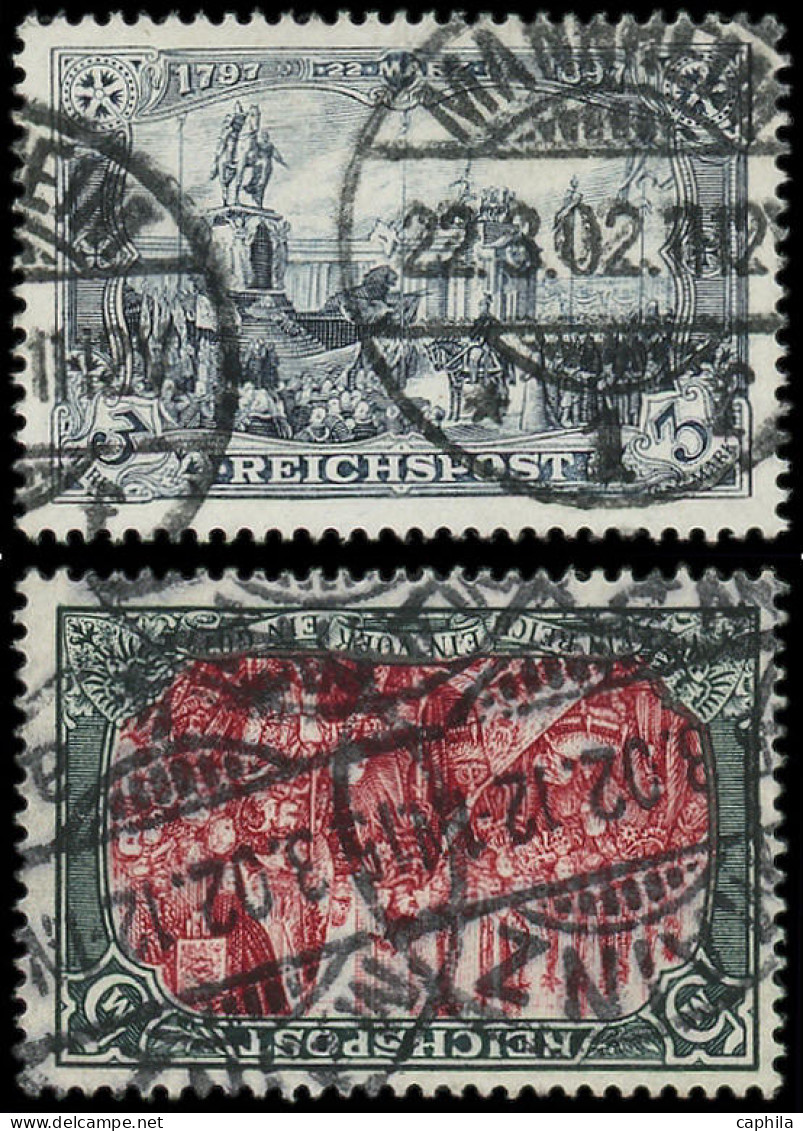O ALLEMAGNE EMPIRE - Poste - 63/64, Reichpost: 3mk Et 5mk - Used Stamps