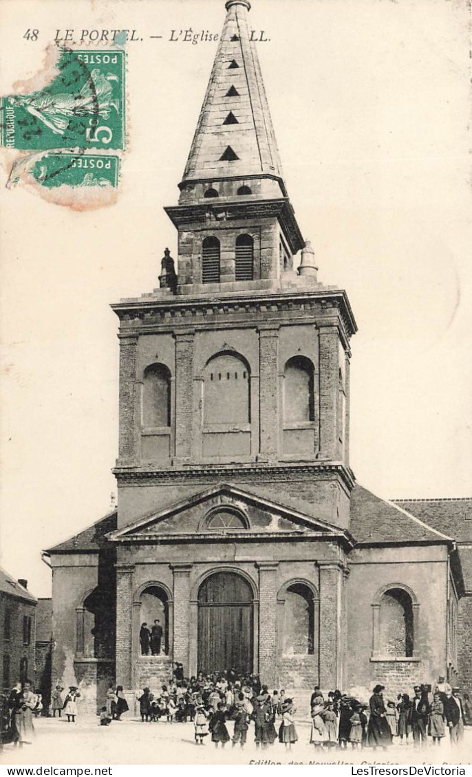 FRANCE - Le Portel - Vue Générale De L'église - L L - Carte Postale Ancienne - Le Portel