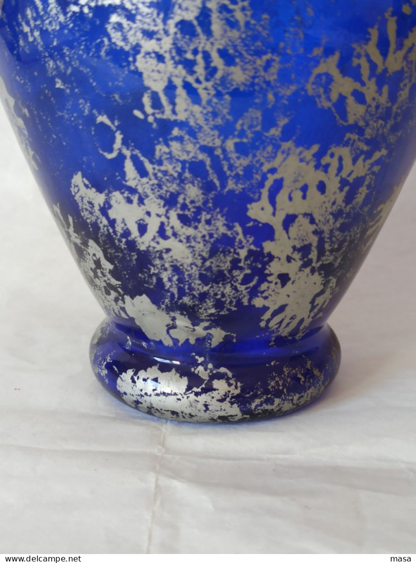 Vaso A Brocca In Pasta Colorata Murano Anni '40 - Vases