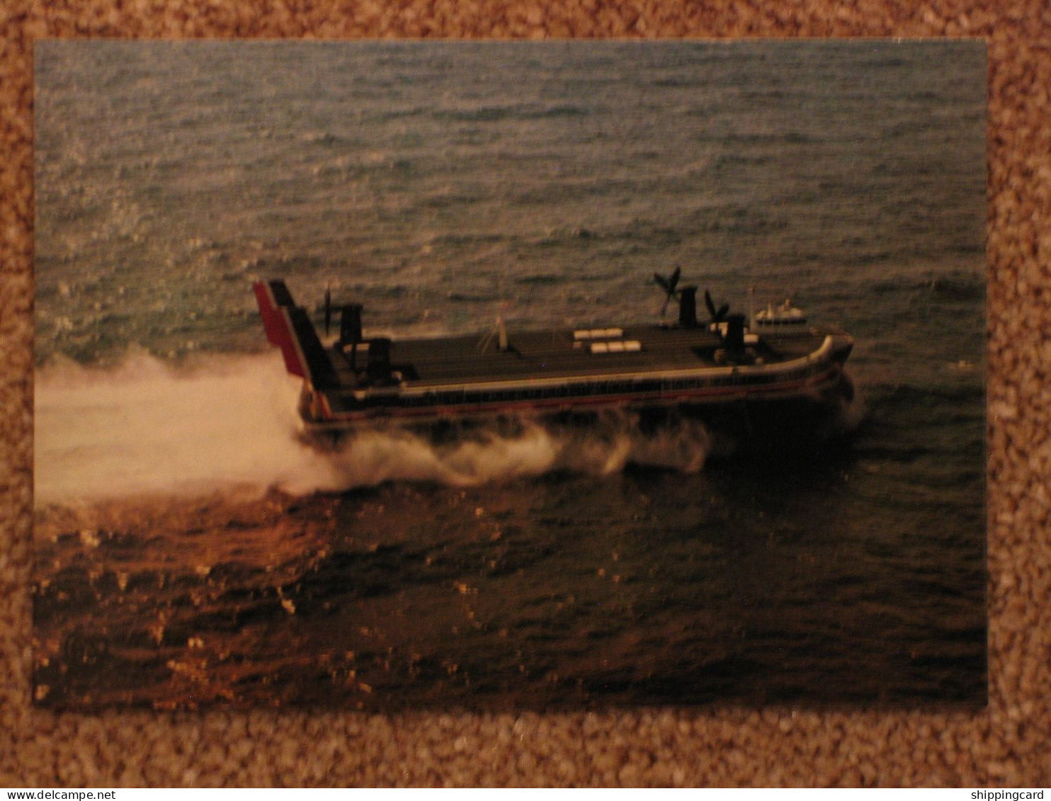 SEASPEED PRINCESS ANNE AERIAL VIEW - FRENCH CARD - Hovercrafts