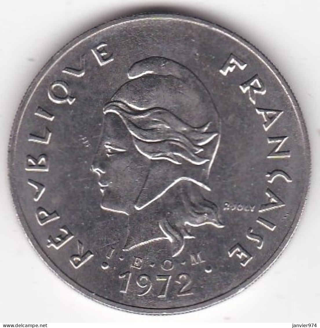 Nouvelles - Hébrides 50 Francs 1972 En Nickel, Lec# 52 - Nouvelles-Hébrides