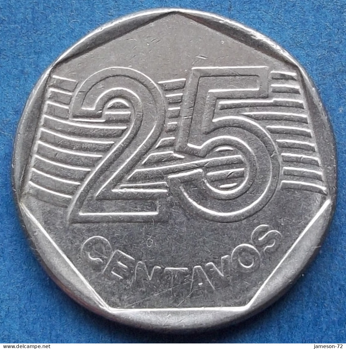 BRAZIL - 25 Centavos 1995 KM# 634 Monetary Reform (1994) - Edelweiss Coins - Brazilië