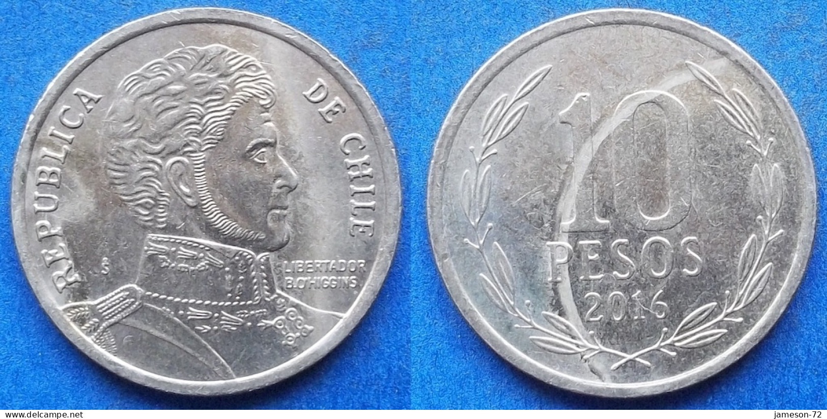 CHILE - 10 Pesos 2016 So KM# 228.2 Monetary Reform (1975) - Edelweiss Coins - Chili