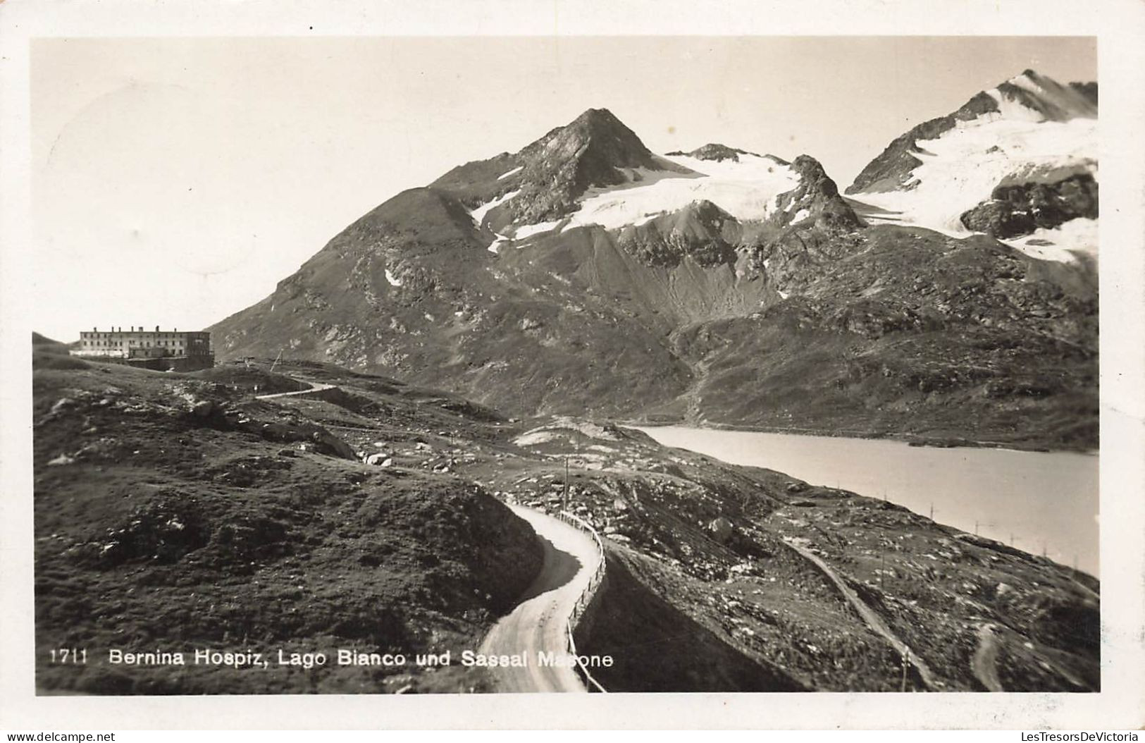 SUISSE - Bernina Hospiz - Lago Bianco Und Sassal Masone - Carte Postale - Autres & Non Classés