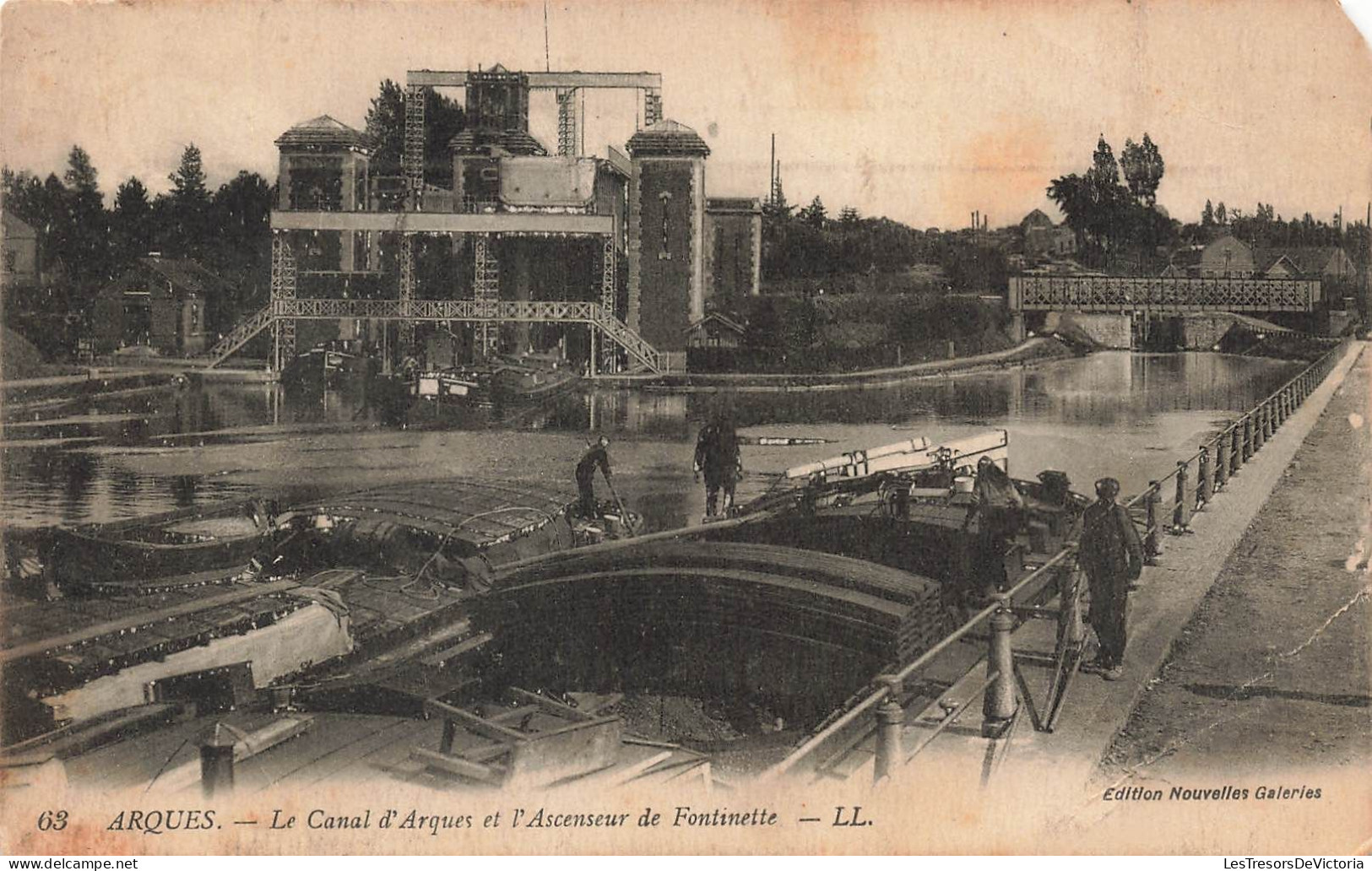 FRANCE - Arques - Le Canal D'Arques Et L'Ascenseur De Fontinette - LL - Carte Postale Ancienne - Arques