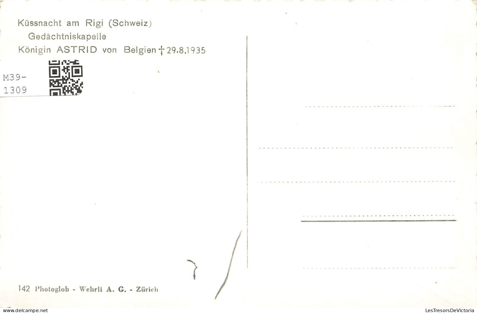 SUISSE - Küssnacht Am Rigi - Gedachtniskapelle - Carte Postale Ancienne - Küssnacht