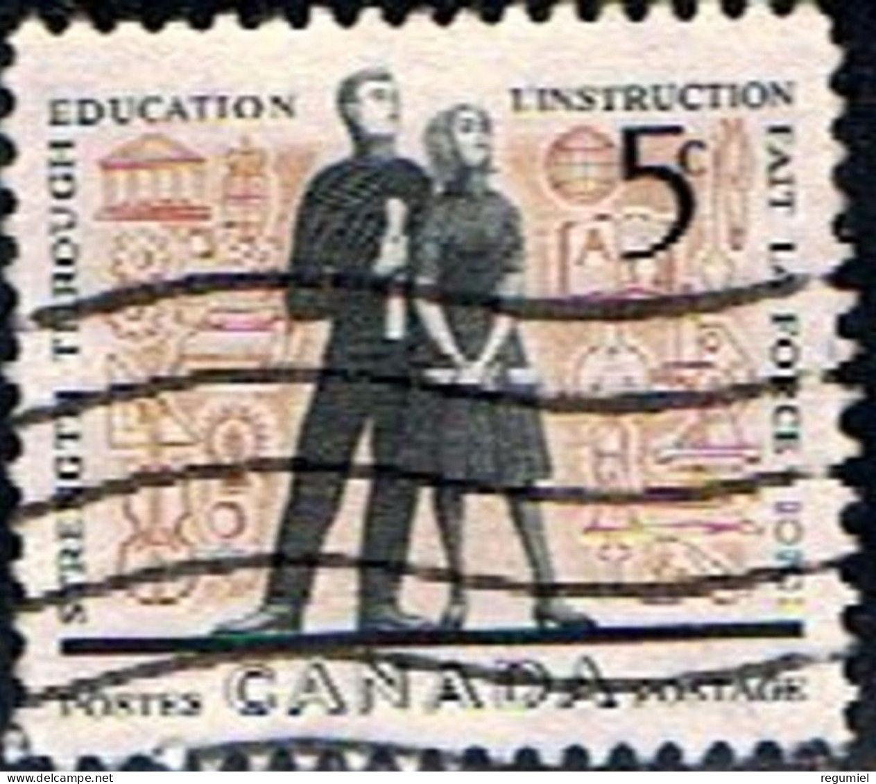 Canada U  323 (o) Usado. 1962 - Gebraucht