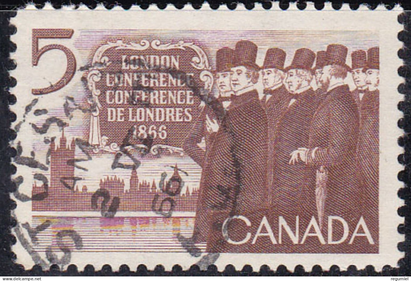 Canada U  372 (o) Usado. 1966 - Gebraucht