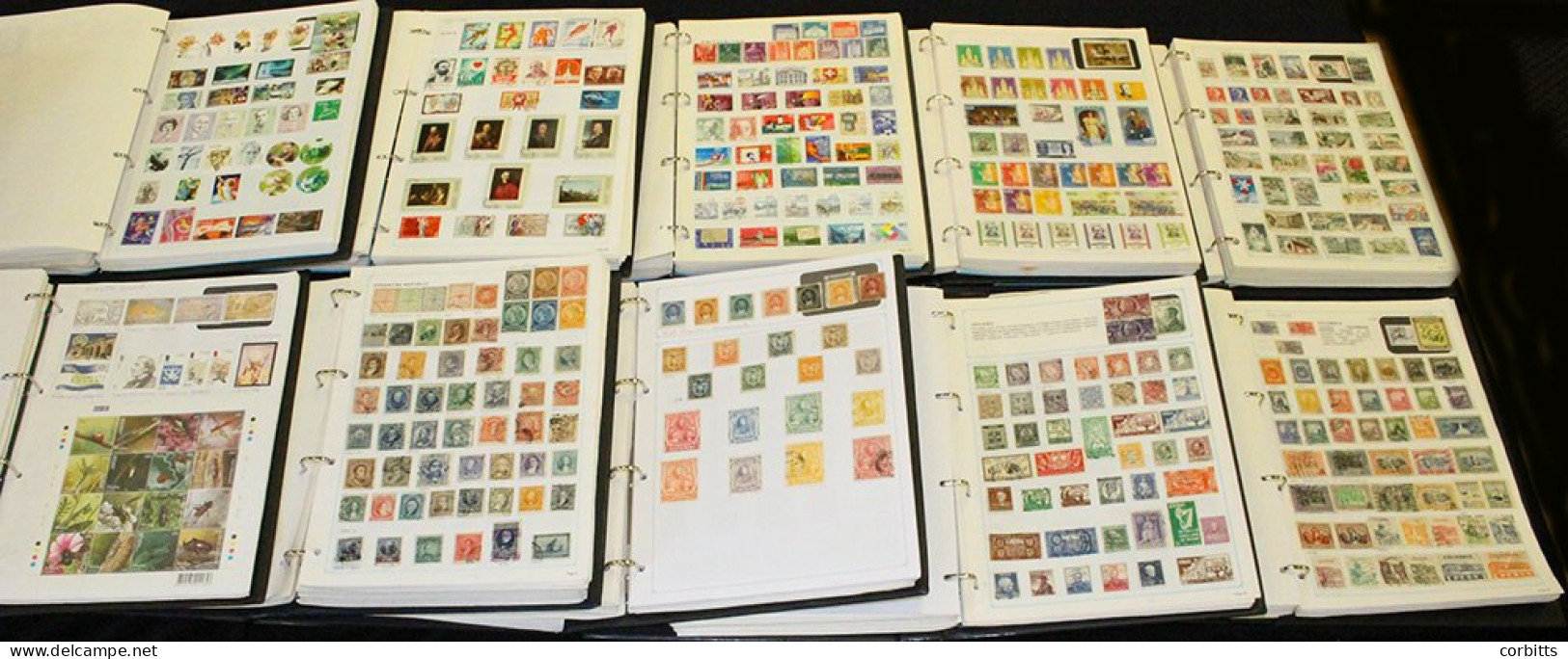 ALL WORLD M & U Collection Housed In Ten Well Filled Worldex Albums (tens Of 1000's). Fills Two Cartons. Viewing Require - Other & Unclassified