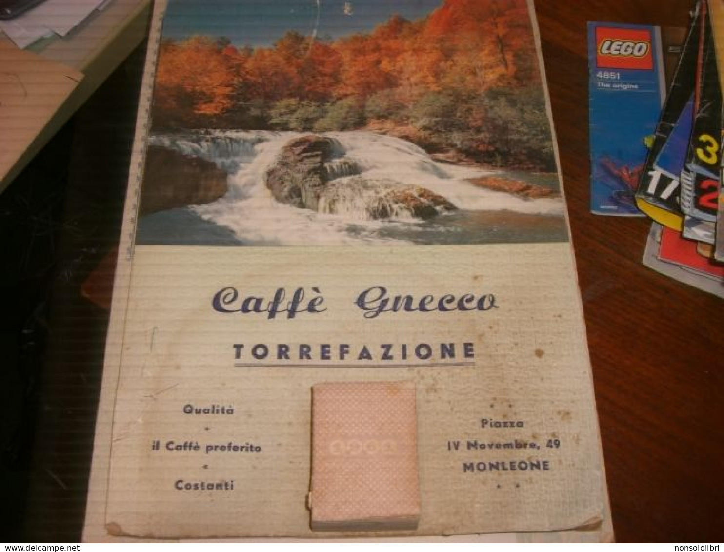 Calendario Caffe' Gnecco Torrefazione 1961-monleone - Grossformat : 1961-70