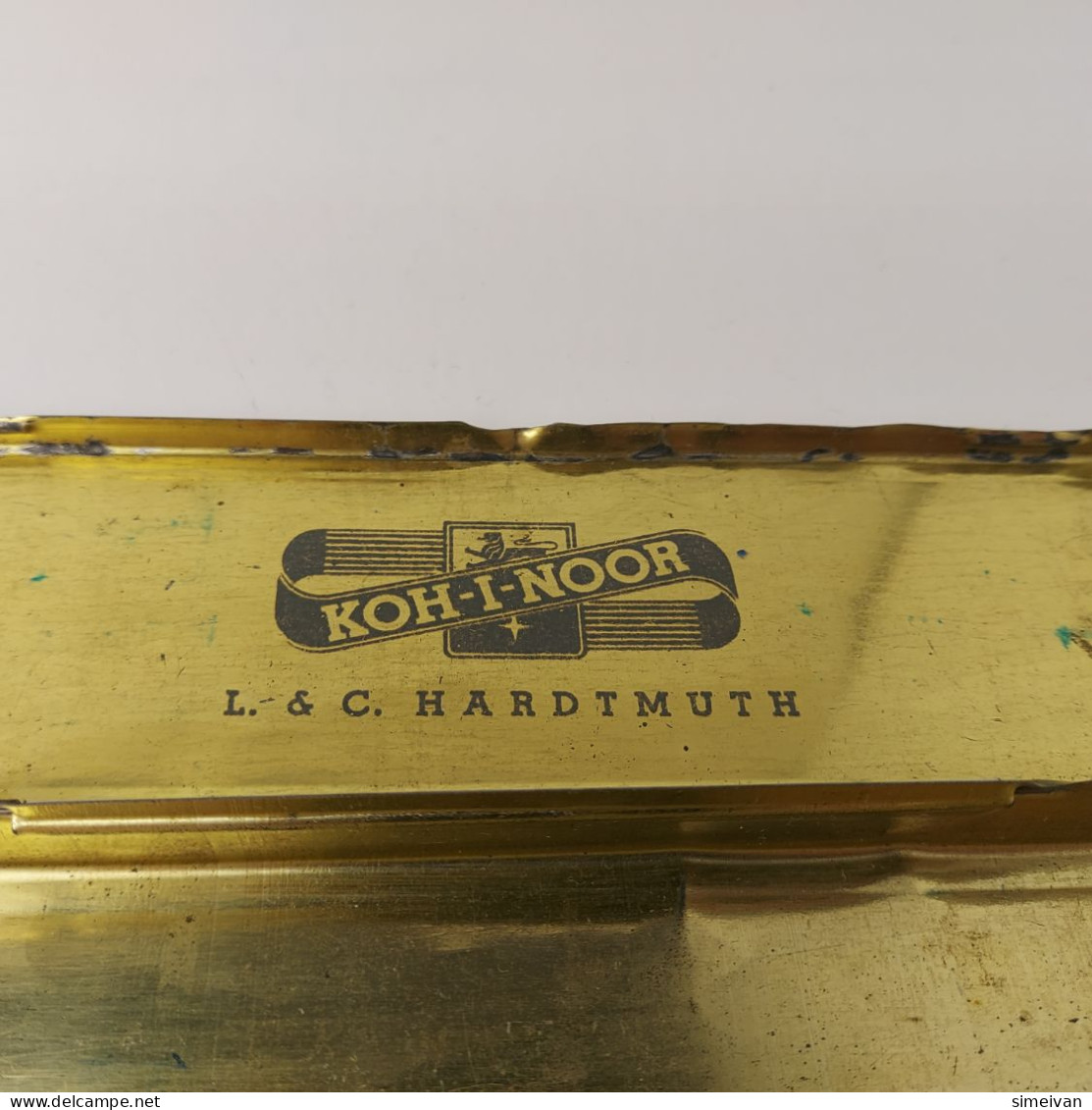 Vintage Koh-I-Noor Hardtmuth Drawing Pencil Tin Box Empty  #5477