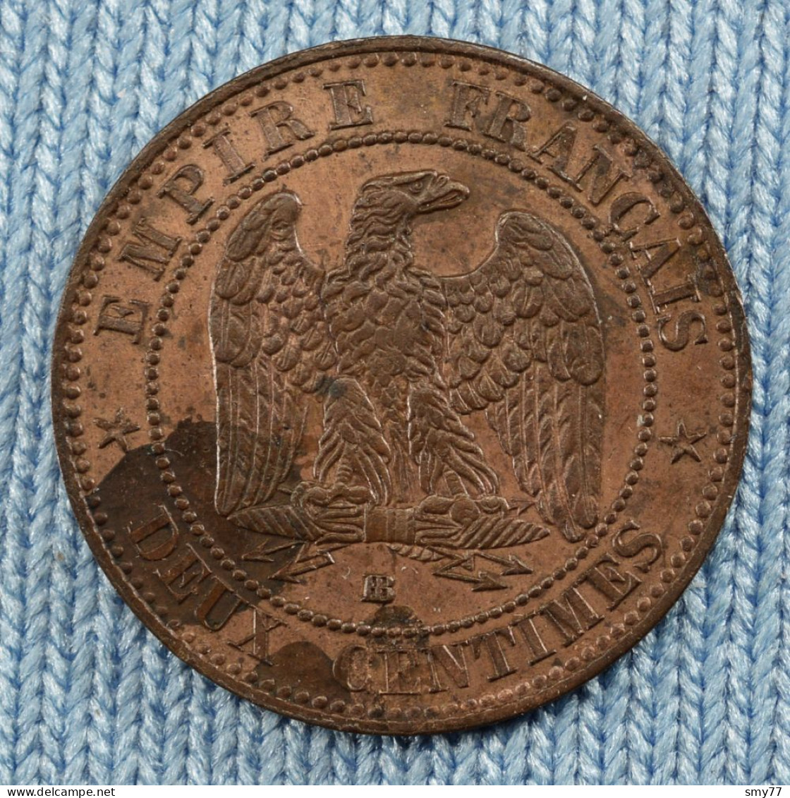 France • 2 Centimes 1854 BB • [24-059] - 2 Centimes