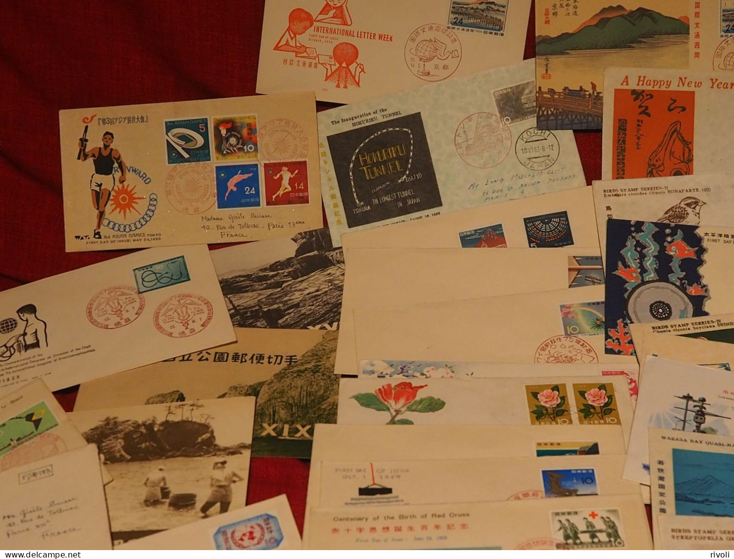 JAPON JAPAN Lot De 87 FDC DE 1957 à 1971 (MAJORITE 1958) - Storia Postale