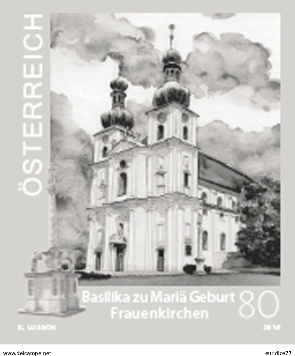 Austria 2018 - Frauenkirchen Im Burgenland Black Print Mnh** - Ensayos & Reimpresiones