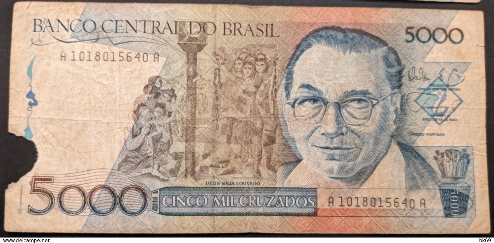 Brésil 5 000 Cruzados X2 - Brazil