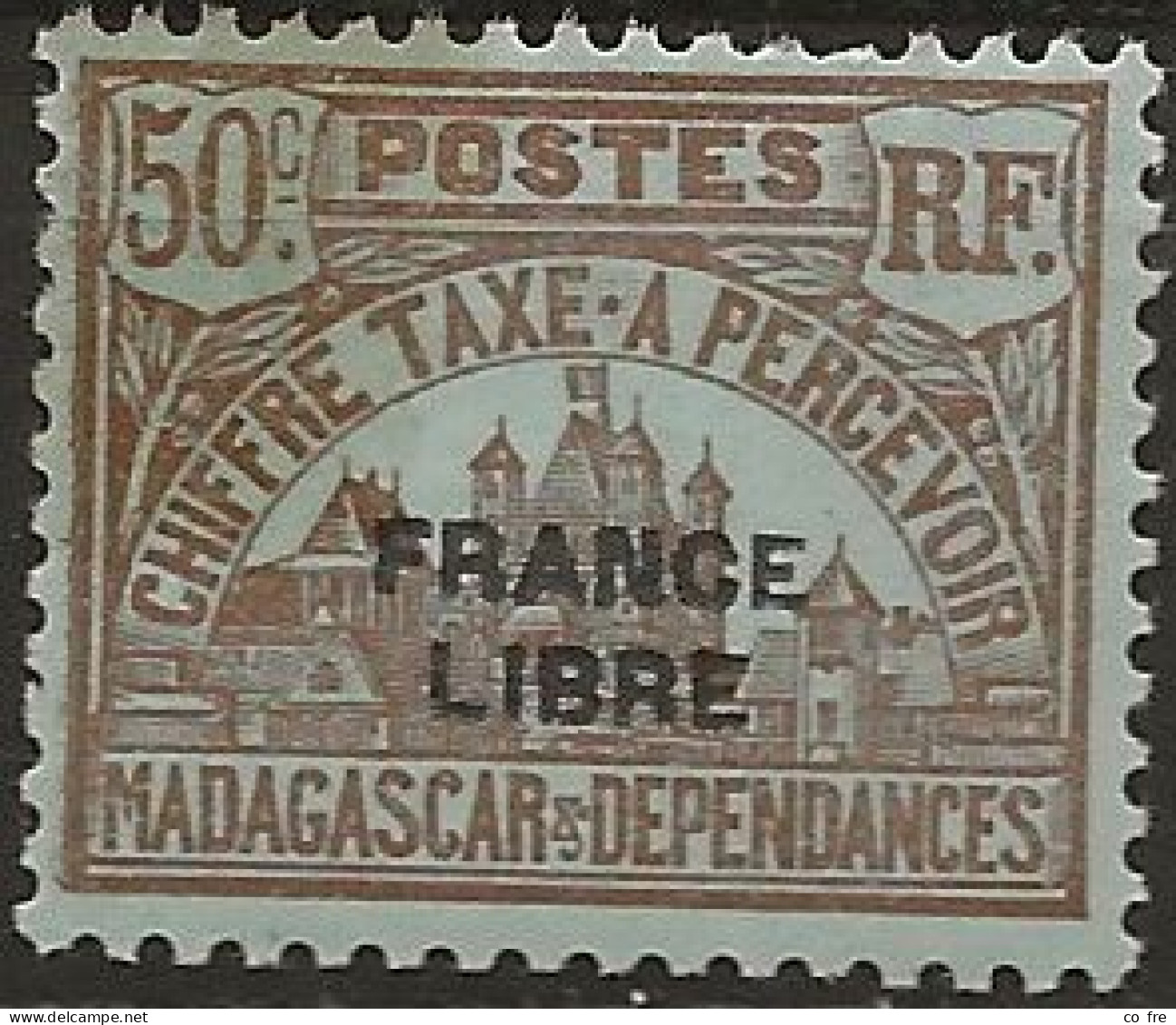 Madagascar, Taxe N°23** (ref.2) - Timbres-taxe
