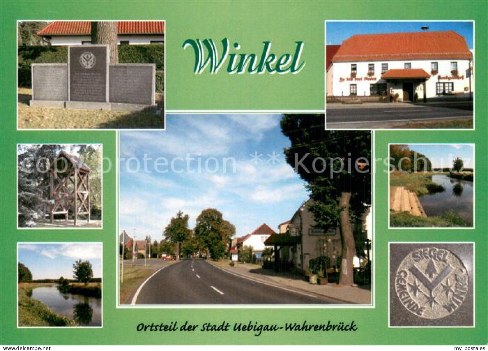 73768894 Winkel Bad Liebenwerda Teilansichten Hotel Gasthof Gedenktafel Landscha - Wahrenbrueck