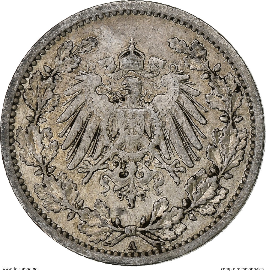 Empire Allemand, 1/2 Mark, 1906, Berlin, Argent, TB+, KM:17 - 1/2 Mark