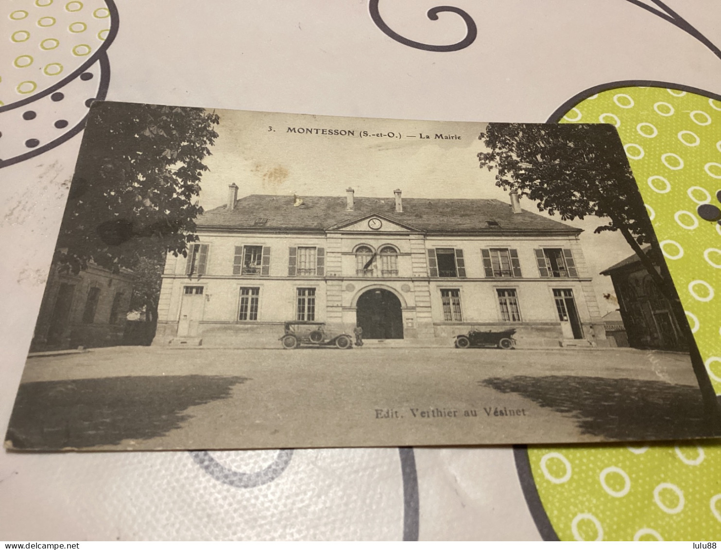 MONTESSON. La Mairie. Editeur.Verthier Au. Vesinet. .  2/24 - Montesson